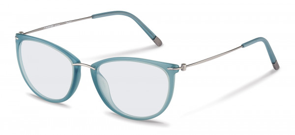 Rodenstock R7070 Eyeglasses, C light blue, light gunmetal