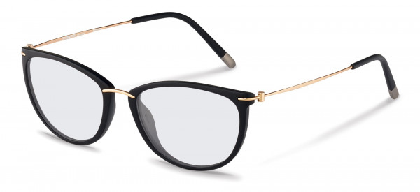 Rodenstock R7070 Eyeglasses, D black, rose gold
