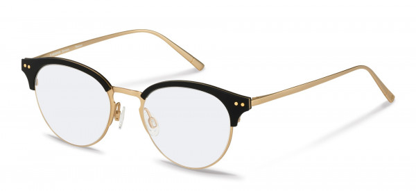 Rodenstock R7080 Eyeglasses, A black, gold