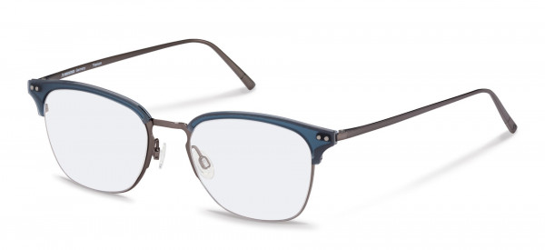 Rodenstock R7082 Eyeglasses, D dark gunmetal, blue