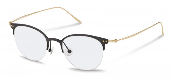 Rodenstock R7085 Eyeglasses, C black, gold
