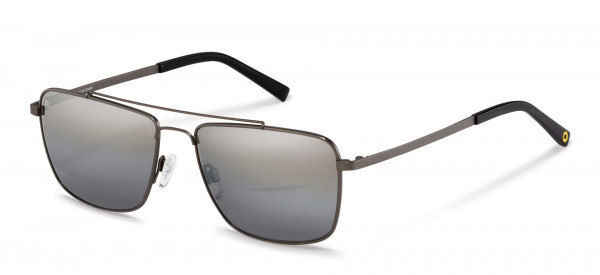Rodenstock RR104 Sunglasses, A gunmetal, black (silver gradient mirrored)