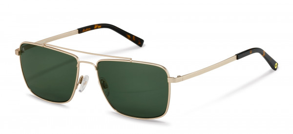 Rodenstock RR104 Sunglasses, B light gold, havana (polarized pilot green)