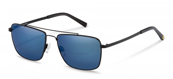Rodenstock RR104 Sunglasses, C black, grey (blue mirrored)
