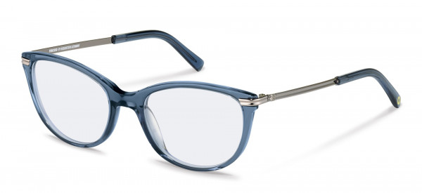 Rodenstock RR446 Eyeglasses, F dark blue, gunmetal