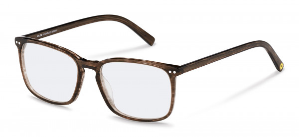 Rodenstock RR448 Eyeglasses, D brown structured