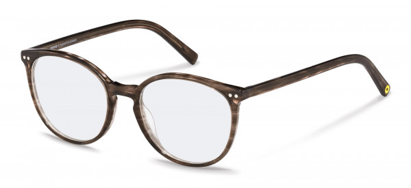 Rodenstock RR450 Eyeglasses, A brown structured