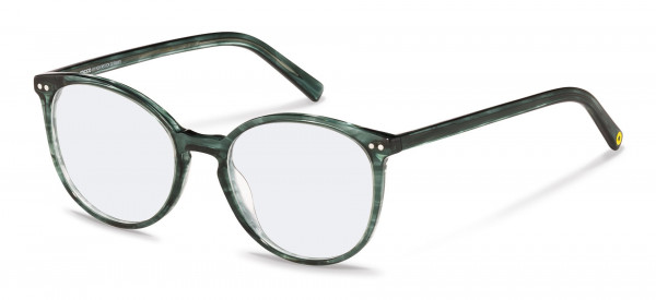 Rodenstock RR450 Eyeglasses, B green structured