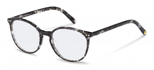 Rodenstock RR450 Eyeglasses, C black structured