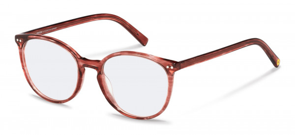 Rodenstock RR450 Eyeglasses, D red structured