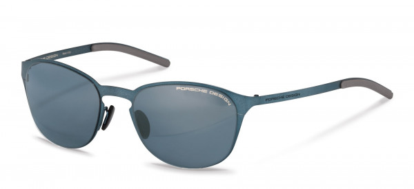 Porsche Design P8666 Sunglasses, D blue (black blue silver mirrored)