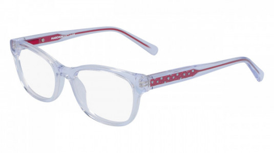 Marchon M-7500 Eyeglasses, (971) CRYSTAL CLEAR