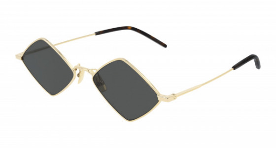 Saint Laurent SL 302 LISA Sunglasses, 004 - GOLD with GREY lenses