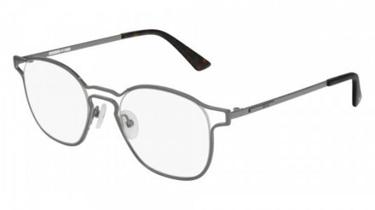 McQ MQ0198O Eyeglasses, 002 - RUTHENIUM