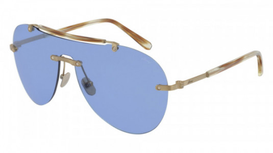 Brioni BR0060S Sunglasses, 003 - LIGHT-BLUE with HAVANA temples and LIGHT BLUE lenses