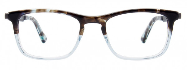 EasyClip EC494 Eyeglasses, 060 - Demi Green & Light Crystal Green