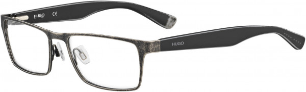 HUGO HG 0208 Eyeglasses, 09H4 Used Black Gray
