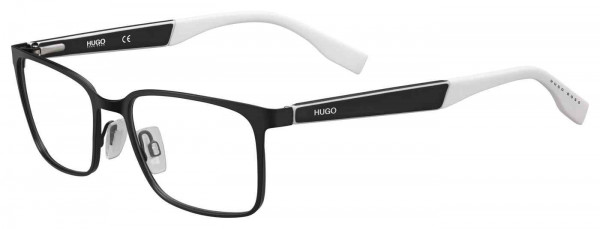 HUGO HG 0265 Eyeglasses, 04NL BLACK WHITE