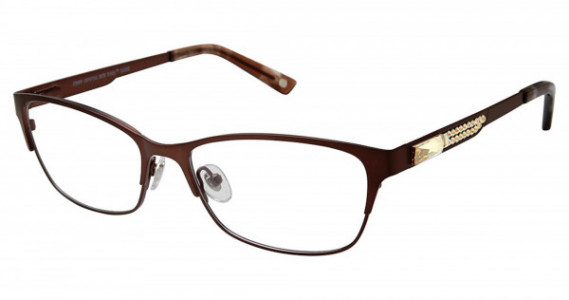 Jimmy Crystal CADIZ Eyeglasses, CHOCOLATE