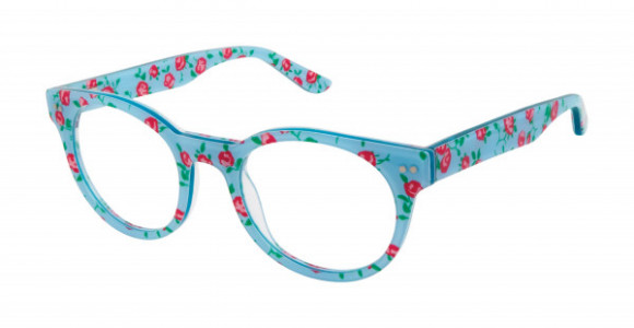 gx by Gwen Stefani GX817 Eyeglasses, Blue Floral Print (BLU)