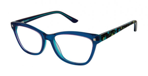 gx by Gwen Stefani GX816 Eyeglasses, Teal Crystal (TEA)