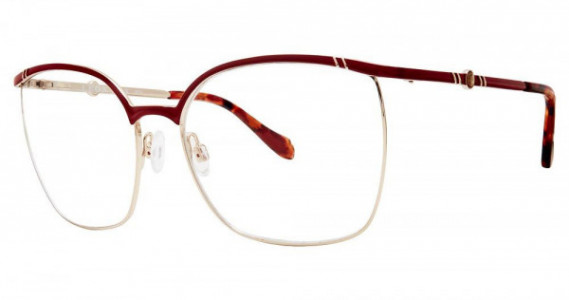 MaxStudio.com Leon Max 4074 Eyeglasses, 086 Red/Gold