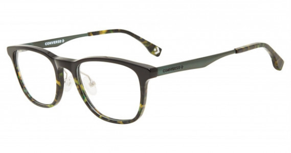 Converse K310 Eyeglasses, Black Green
