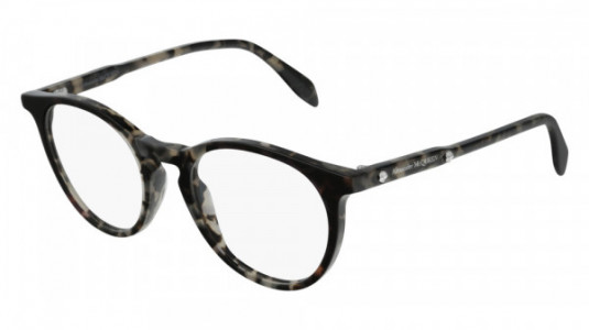 Alexander McQueen AM0190O Eyeglasses, 004 - HAVANA