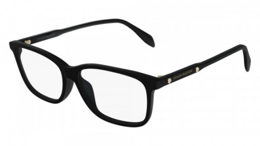 Alexander McQueen AM0216OA Eyeglasses, 001 - BLACK