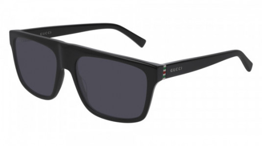 Gucci GG0450S Sunglasses, 001 - BLACK with GREY lenses