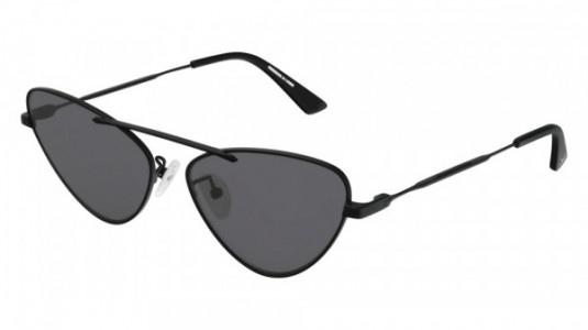 McQ MQ0204S Sunglasses, 001 - BLACK with GREY lenses