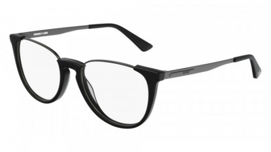 McQ MQ0202O Eyeglasses, 001 - RUTHENIUM