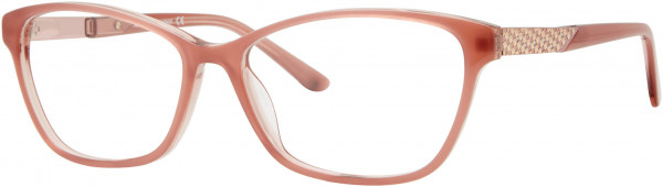Saks Fifth Avenue Saks 322 Eyeglasses, 05KC Pearl Plum Pink