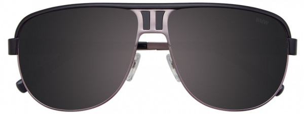 BMW Eyewear B6539 Sunglasses, 020 - Steel & Black
