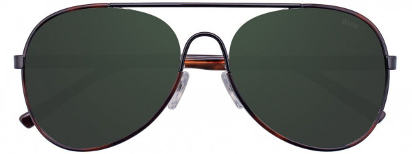 BMW Eyewear B6538 Sunglasses, 090 - Black & Demi Brown