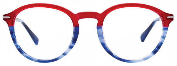 Paradox P5056 Eyeglasses, 050 - Blue Marbled & Red