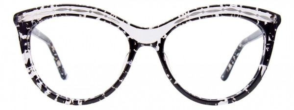Paradox P5067 Eyeglasses, 090 - Black & Crystal