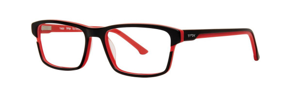 TMX by Timex Top Corner Eyeglasses, Black