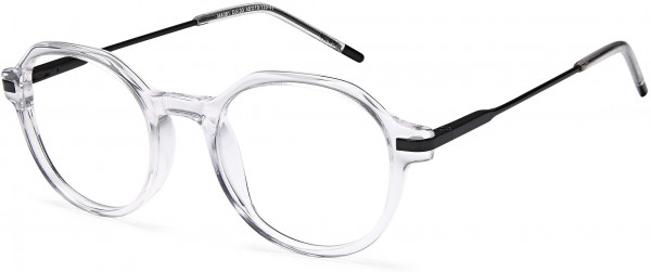Menizzi M4081 Eyeglasses, 03-Crystal/Black