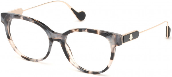 Moncler ML5056 Eyeglasses, 055 - Coloured Havana