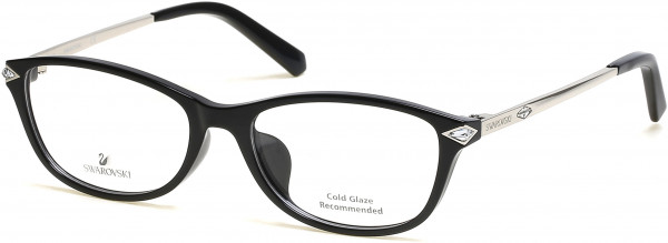 Swarovski SK5293-D Eyeglasses, 001 - Shiny Black