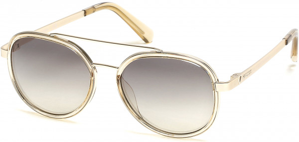 Guess GU6949 Sunglasses, 41G - Yellow/other / Brown Mirror