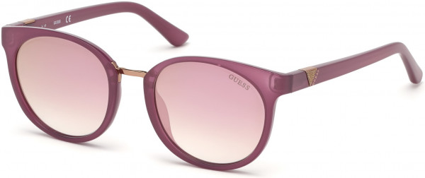 Guess GU7601 Sunglasses, 74U - Pink /other / Bordeaux Mirror Lenses