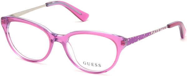Guess GU9185 Eyeglasses, 081 - Shiny Violet