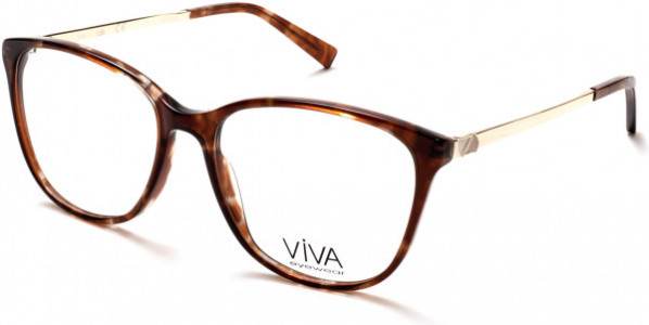 Viva VV4516 Eyeglasses, 047 - Light Brown/other