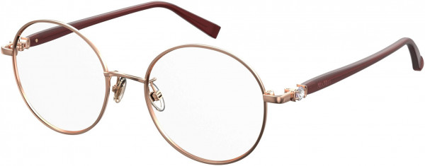 Max Mara MM 1402/F Eyeglasses, 0DDB Gold Copper