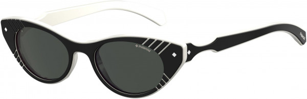 Polaroid Premium PLD 6084/S Sunglasses, 09HT Black Ivory