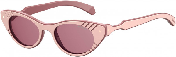 Polaroid Premium PLD 6084/S Sunglasses, 0NXA Pink Burgundy