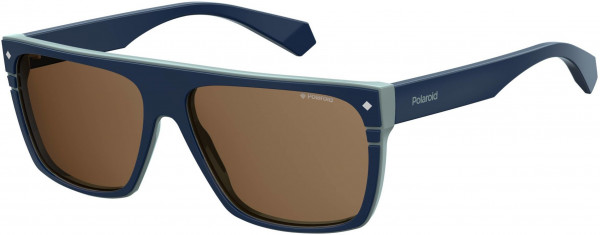 Polaroid Premium PLD 6086/S/X Sunglasses, 0ZX9 Blue Azure