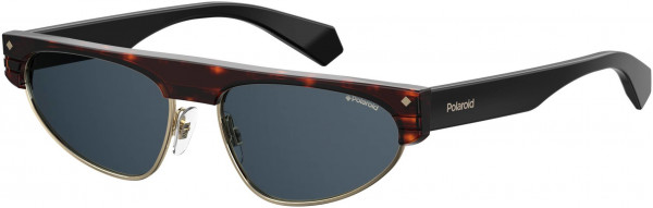 Polaroid Premium PLD 6088/S/X Sunglasses, 0086 Dark Havana